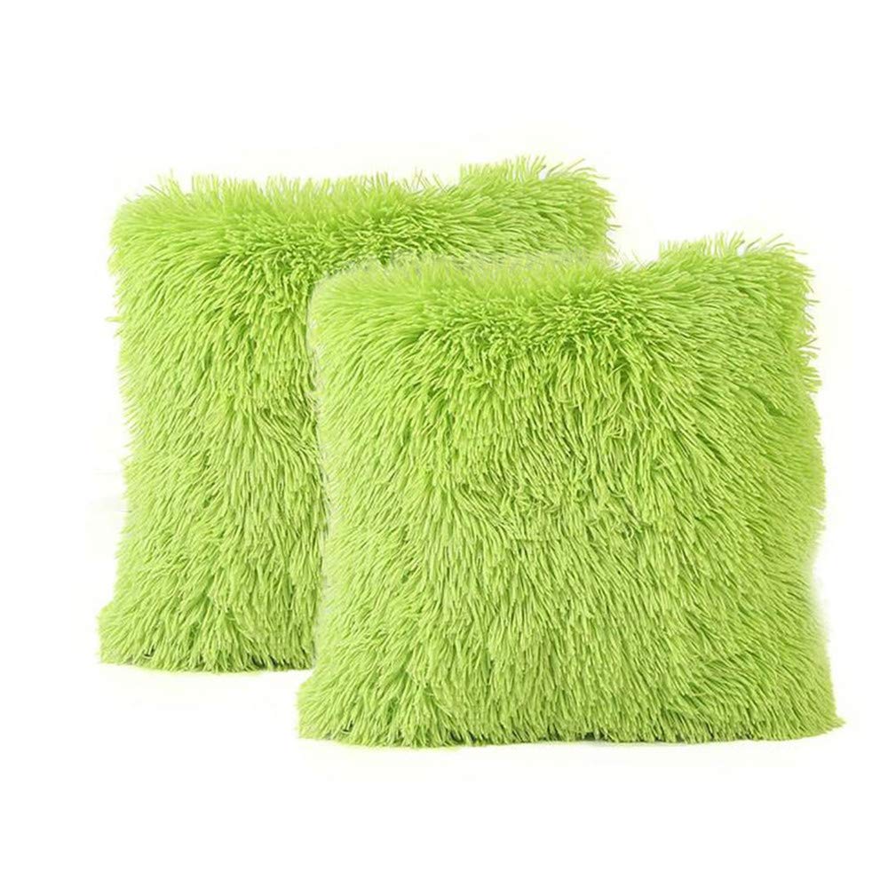 2-Piece LOKODO Pillow Covers for Sofa & Waist Support - Soft Throw Cushion Cases for Home Decor (Living Room, Bedroom, Office)