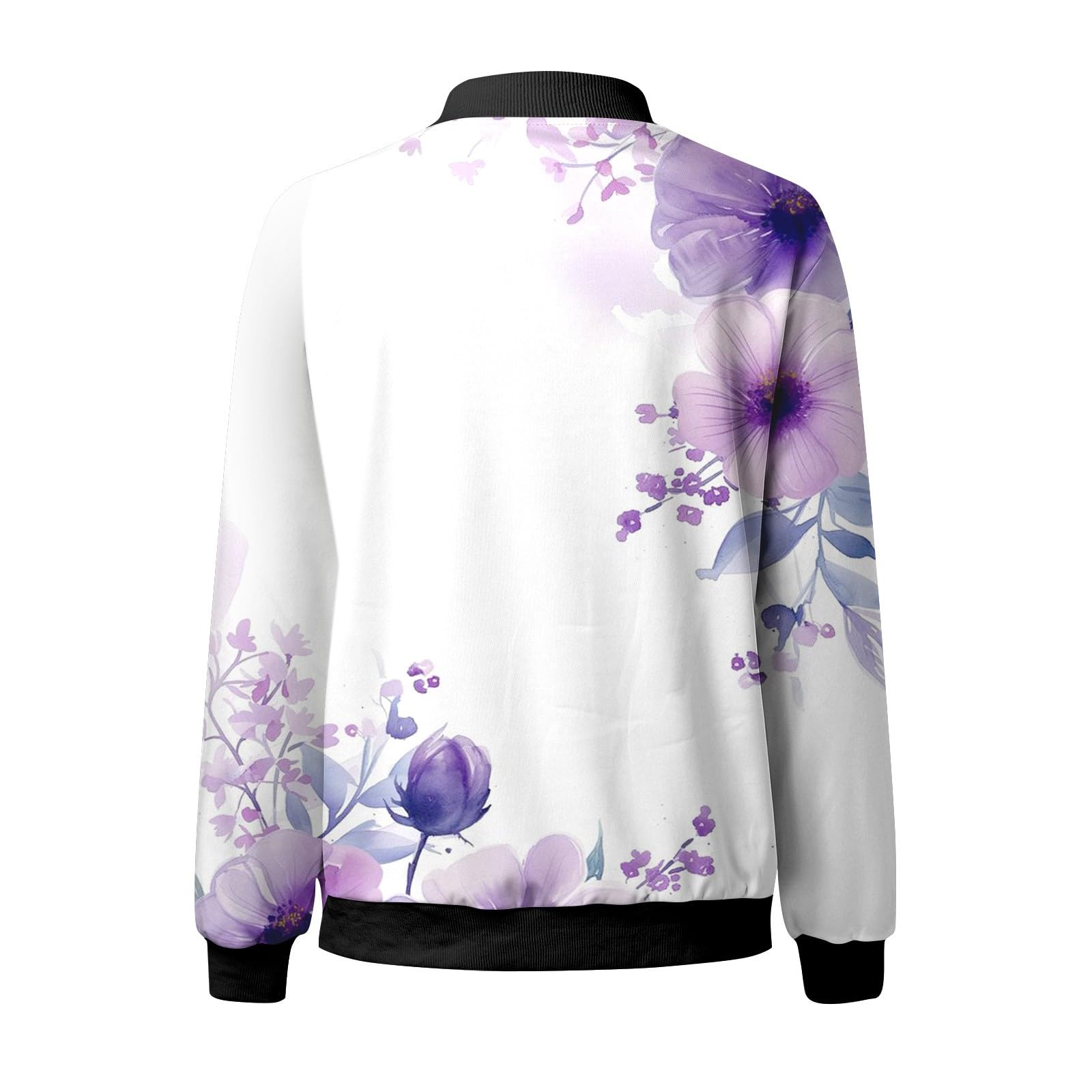 Women's Lightweight Bomber Jacket - Stylish Autumn Baseball Blouse with Pockets | Water-Resistant Raincoat for Casual Outings, Travel & Outdoor Activities