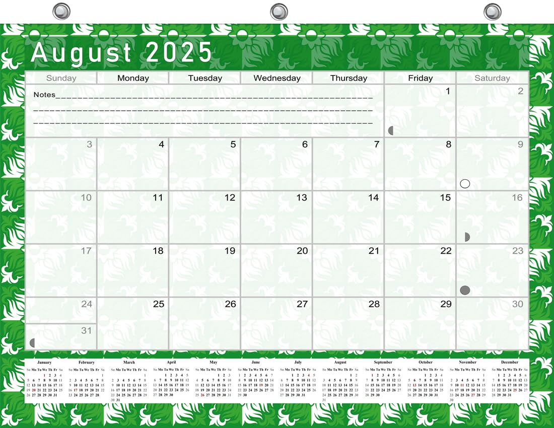 2025-2026 Student Planner | 12-Month Academic Calendar for College & High School | 3-Ring Binder, Desk & Wall Organizer | School & Office Supplies | Made in USA (Edition #016) - Perfect for Class Scheduling, Homework Tracking & Time Management
