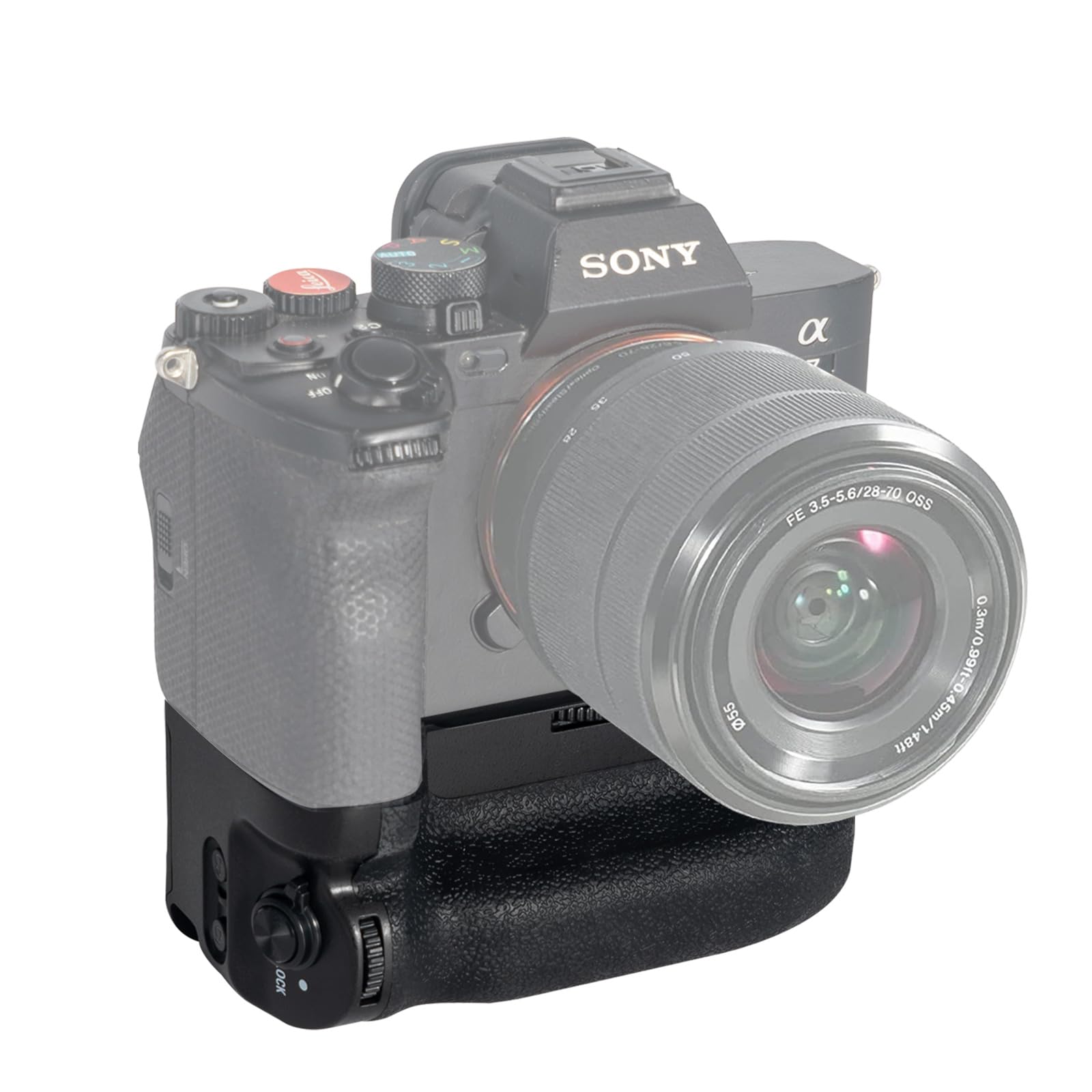 VG-C4EM Battery Grip for Sony A7R V/A7R IV/A9 II/A7 IV/A7S III/A1 Cameras - NP-FZ100 Replacement Vertical Grip | Perfect for Wedding, Travel & Outdoor Photography