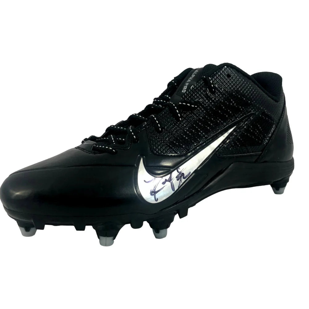 Authentic Khalil Mack Autographed Football Cleat - Chicago Bears & Raiders Player - JSA Certified COA - Perfect for NFL Memorabilia Collectors and Sports Fans