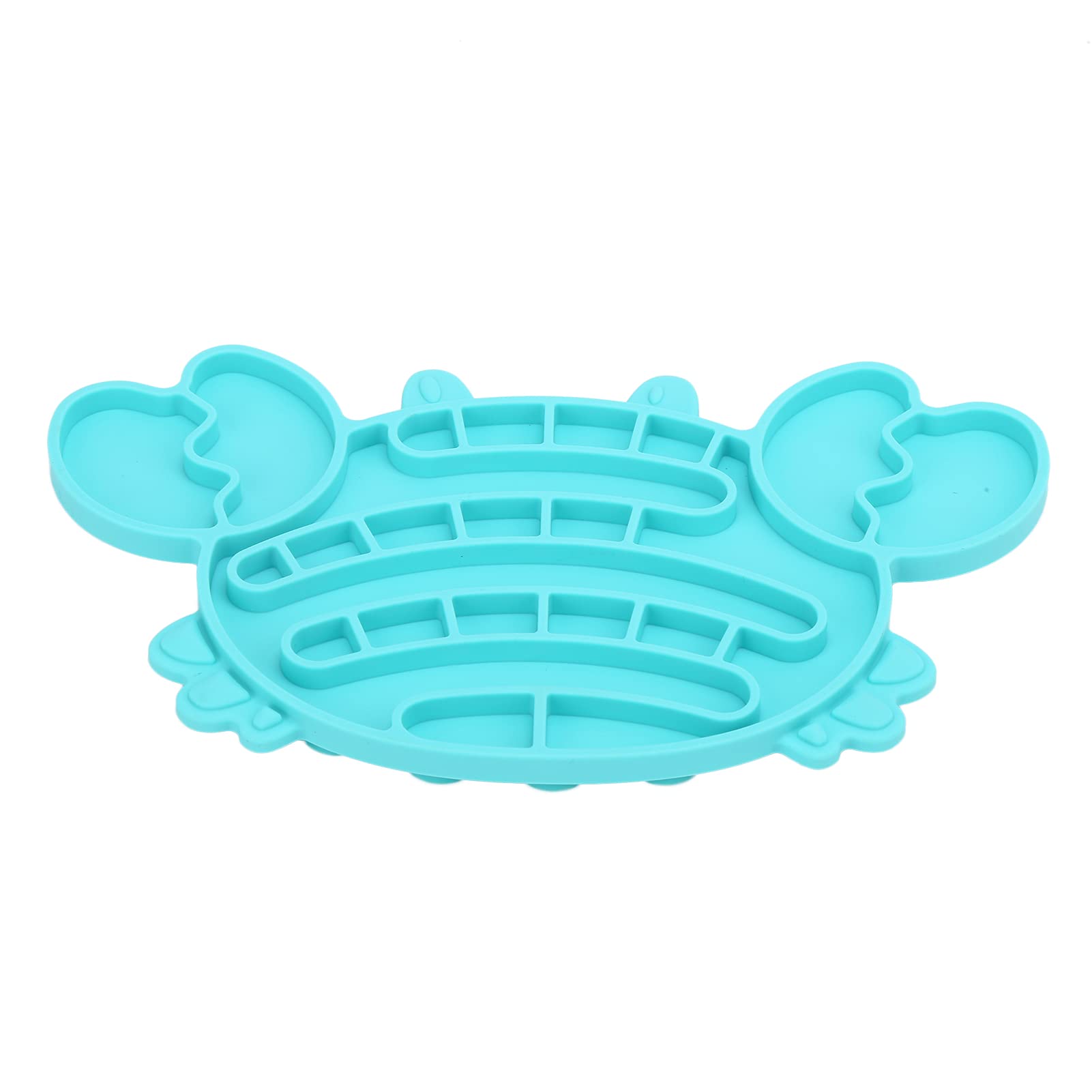 Durable Crab Shape Slow Feeder Bowl for Dogs and Cats - Pet Slow Food Tray to Prevent Bloat & Improve Digestion (Crab Blue) - Perfect for Mealtime Fun and Portion Control