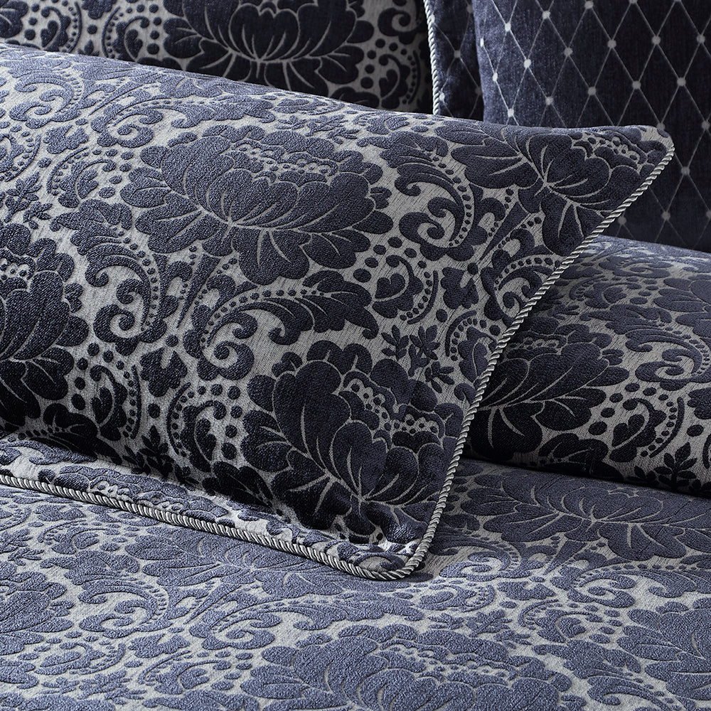 Premium Esmeralda Ink Quilt Cover Set by Davinci - Luxury Bedding for Master Bedroom & Guest Room