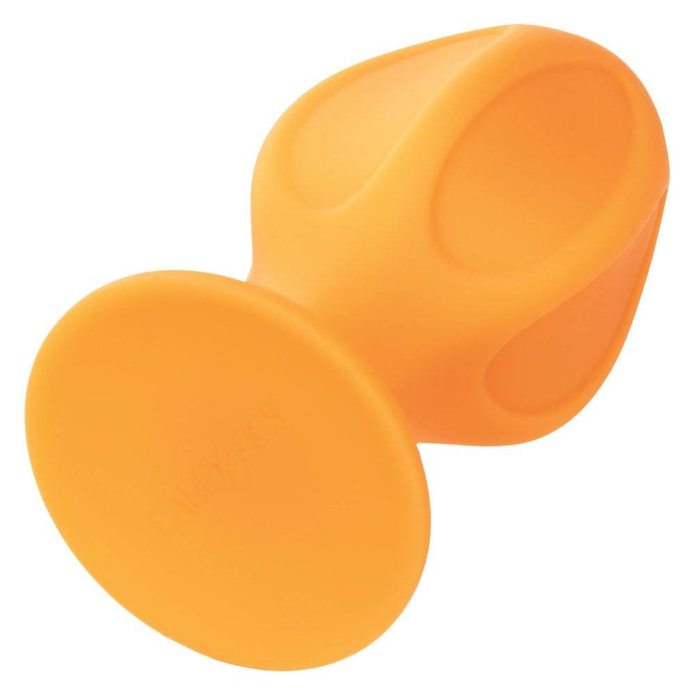 Sensual Anal Plug Duo Set - Orange Silicone Butt Plugs for Beginners & Couples - Perfect for Intimate Play & Spicing Up Your Sex Life