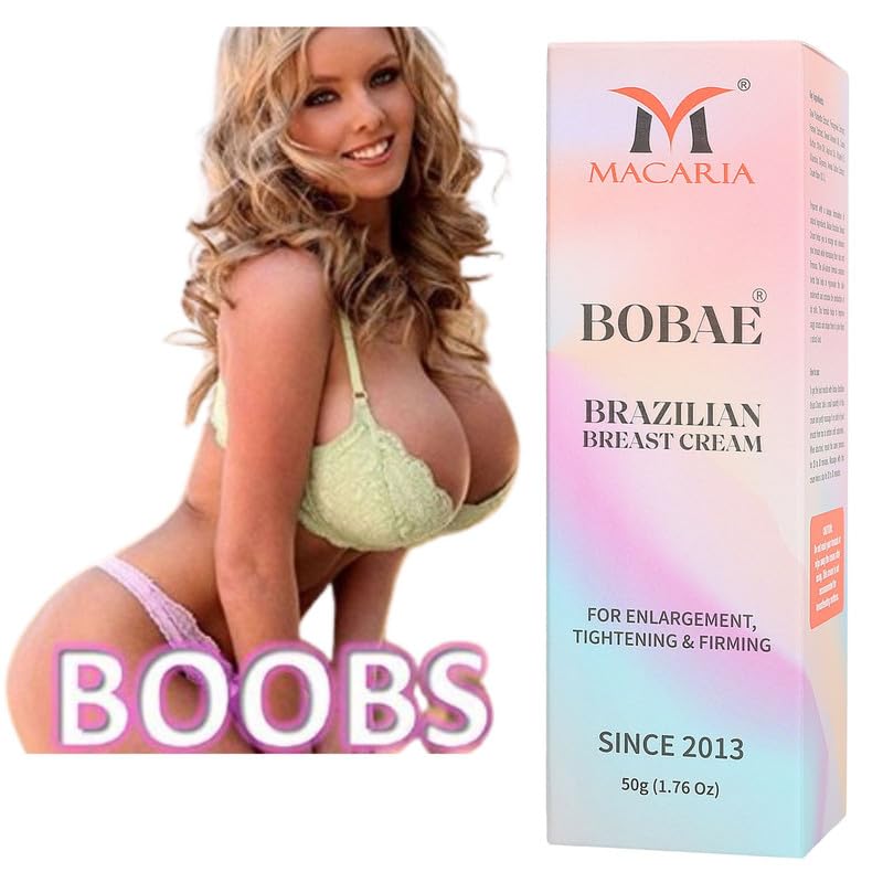 MACARIA Bobae Firming Breast Cream - Bust Tightening & Enlargement Lotion for Women | Natural Breast Lift & Growth Enhancement | Perfect for Massage, Post-Pregnancy Care & Body Contouring