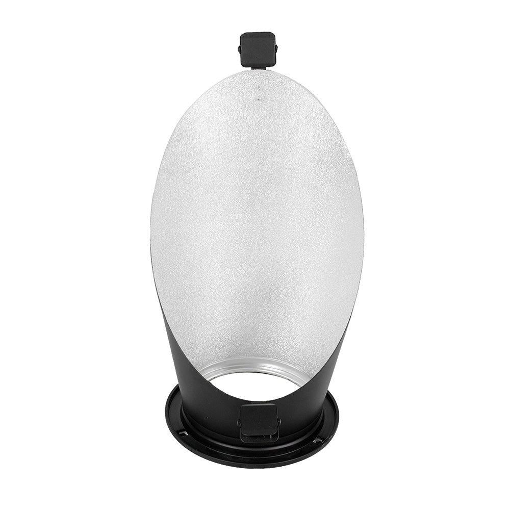 45° Background Reflector Spring Clips with Interchangeable Fitting - Silver Interior for Photography Lighting & Studio Equipment Accessories