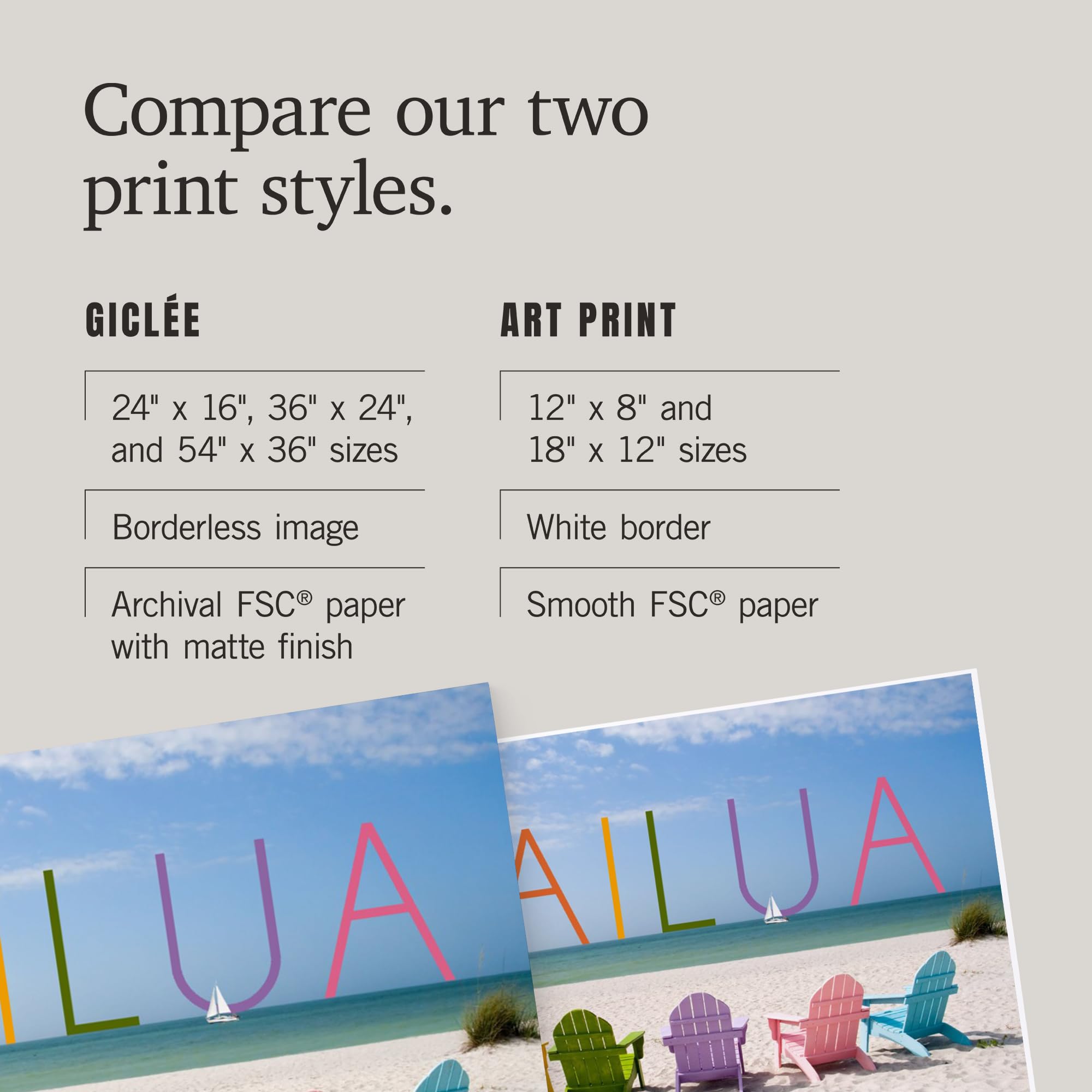 Lantern Press 16x24 Inch Giclee Art Print - Kailua Hawaii Beach Chairs Wall Decor | Vibrant Coastal Painting for Living Room, Bedroom & Office