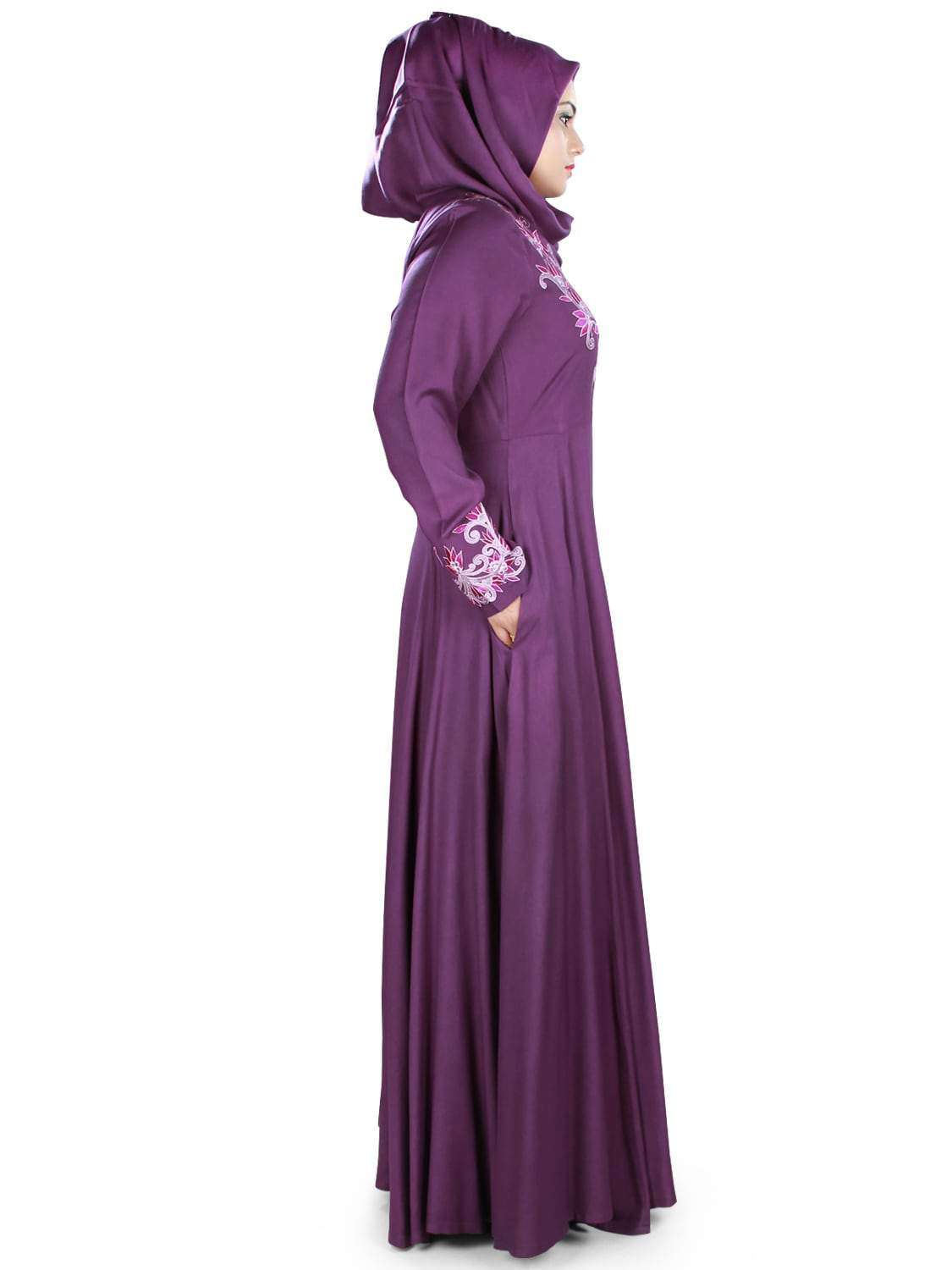 Bahijah Abaya - Modest Islamic Dress for Women, Elegant Long Sleeve Loose Fit Prayer Gown - Perfect for Mosque, Eid, Ramadan & Special Occasions