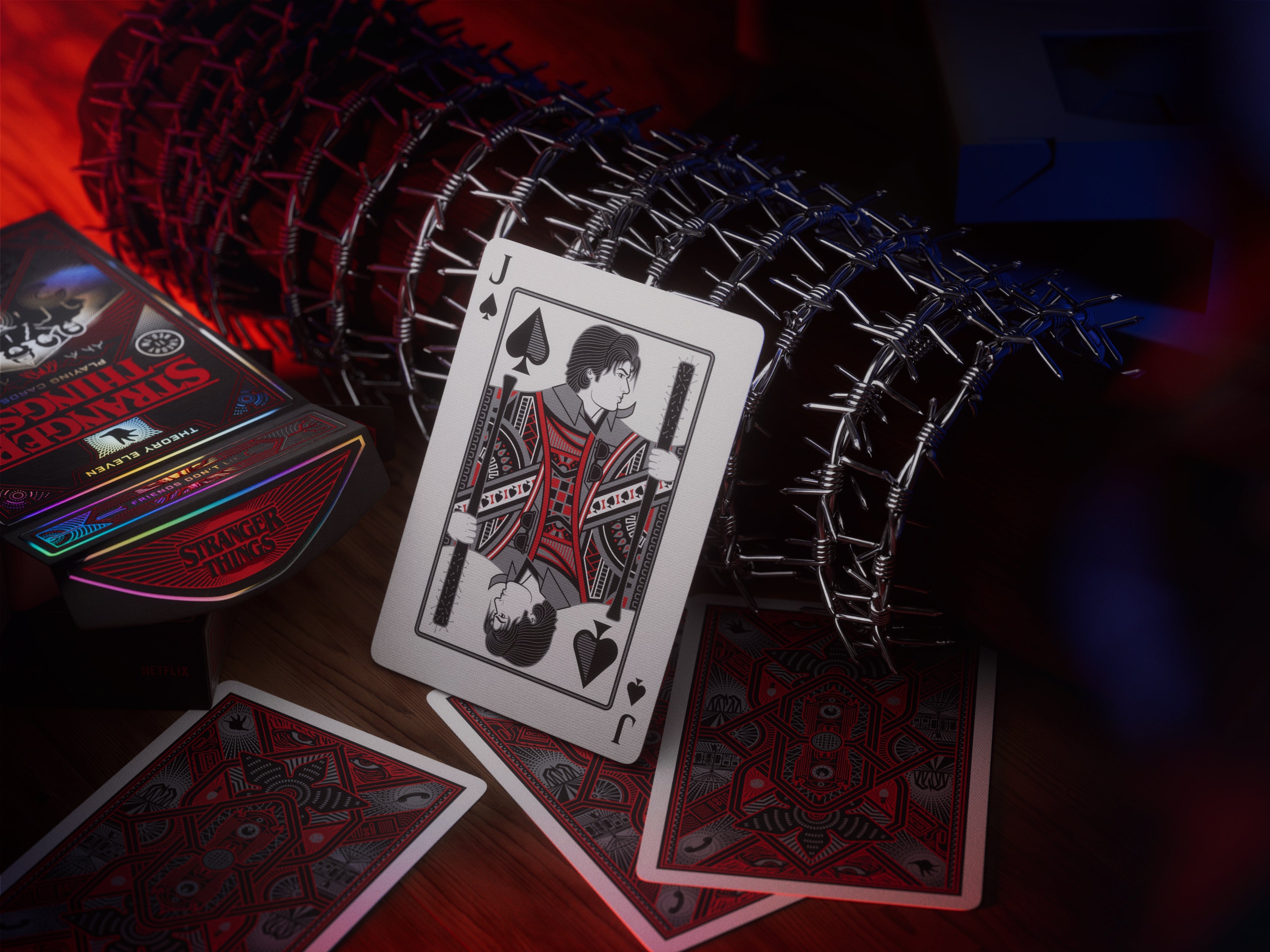 Stranger Things Playing Cards - Official Netflix Show Themed Deck for Collectors & Game Nights - Perfect for Fans, Gifts, and 80s Nostalgia