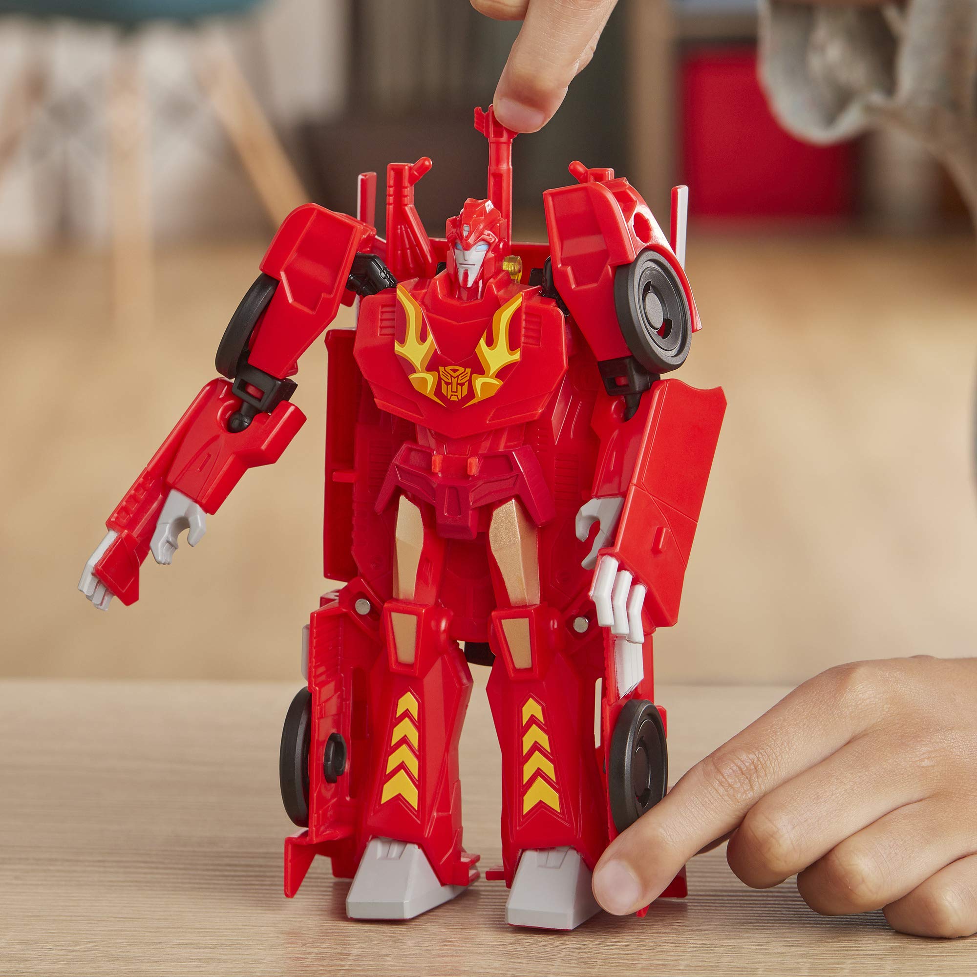 Transformers Cyberverse Ultra Hot Rod Action Figure – Collectible Robot Toy for Kids & Adults – Perfect for Display, Play & Gifting