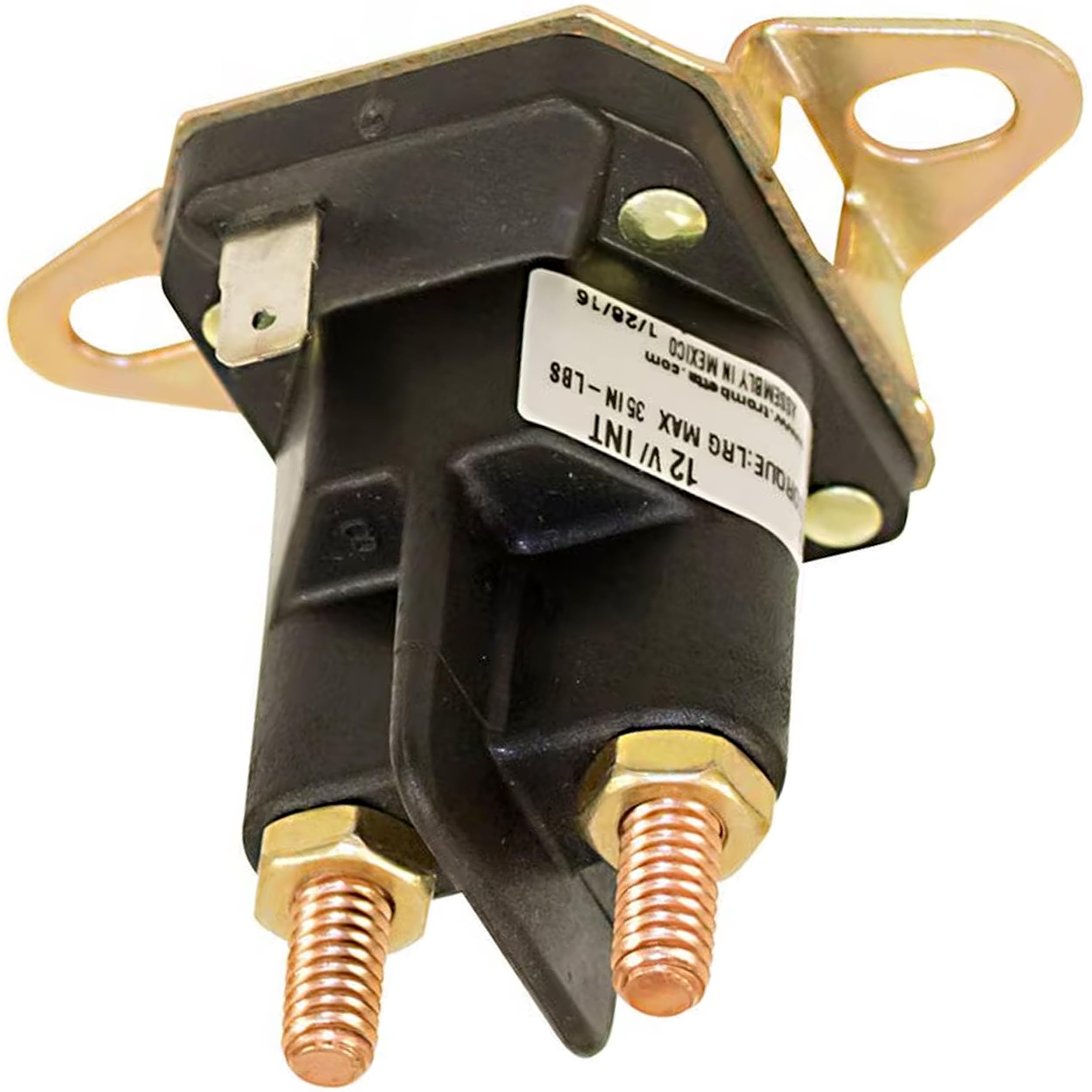 Husqvarna 539101714 Starter Solenoid Replacement - Compatible with Bluebird Dixon Yazoo & Most Husqvarna Riding & Zero-Turn Lawn Mowers - Perfect for Lawn Maintenance & Tractor Repair