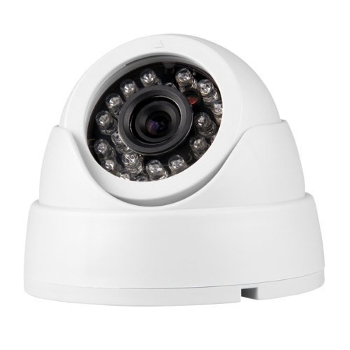 HD 600TVL Day & Night Vision Security Dome Camera - Indoor CCTV Surveillance with 50ft IR Range for Home, Office & Business Security Monitoring