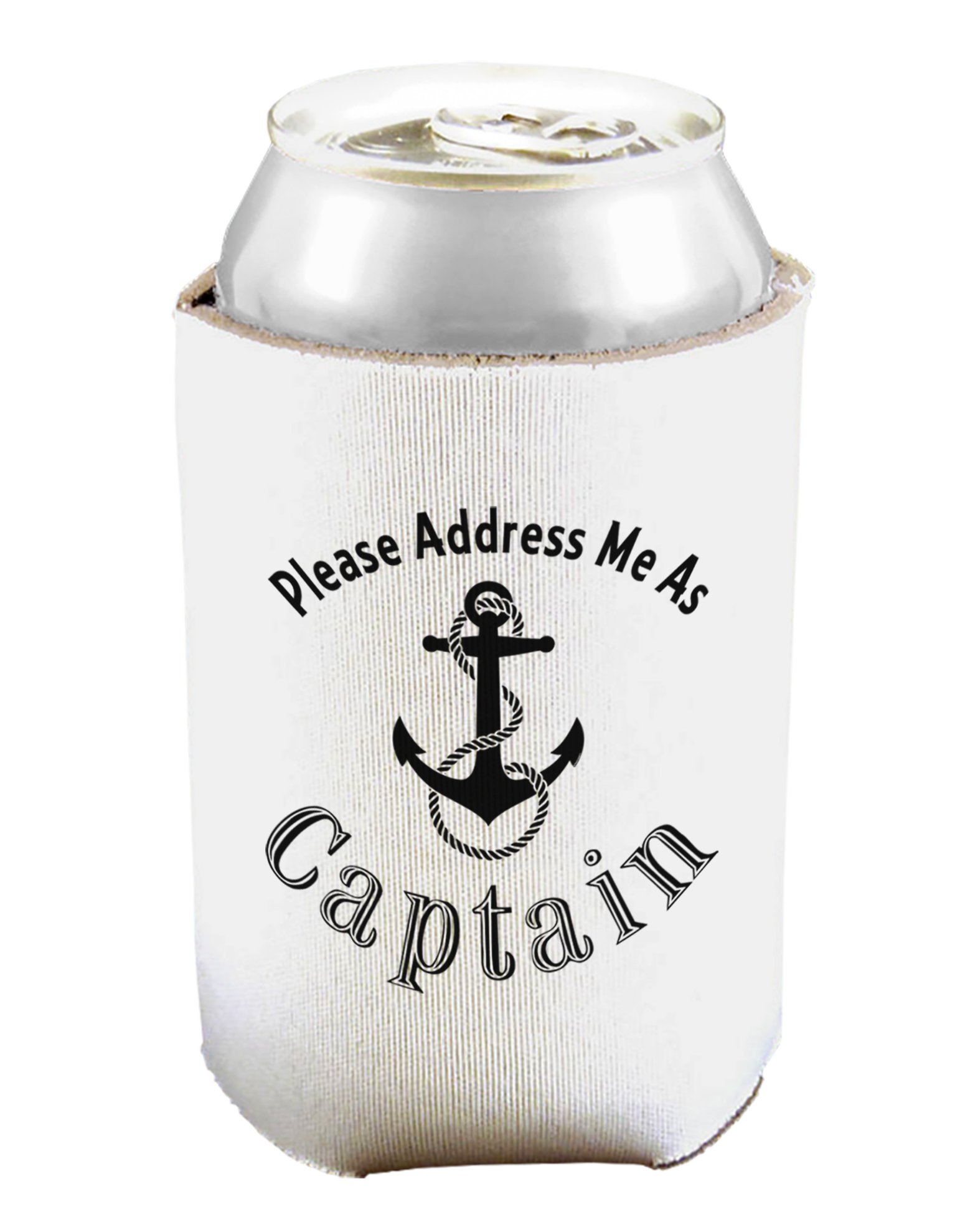 Captain Can and Bottle Insulator Cooler - 2 Pack White | Keep Drinks Cold for Hours | Perfect for Beach, Picnics, and Outdoor Parties