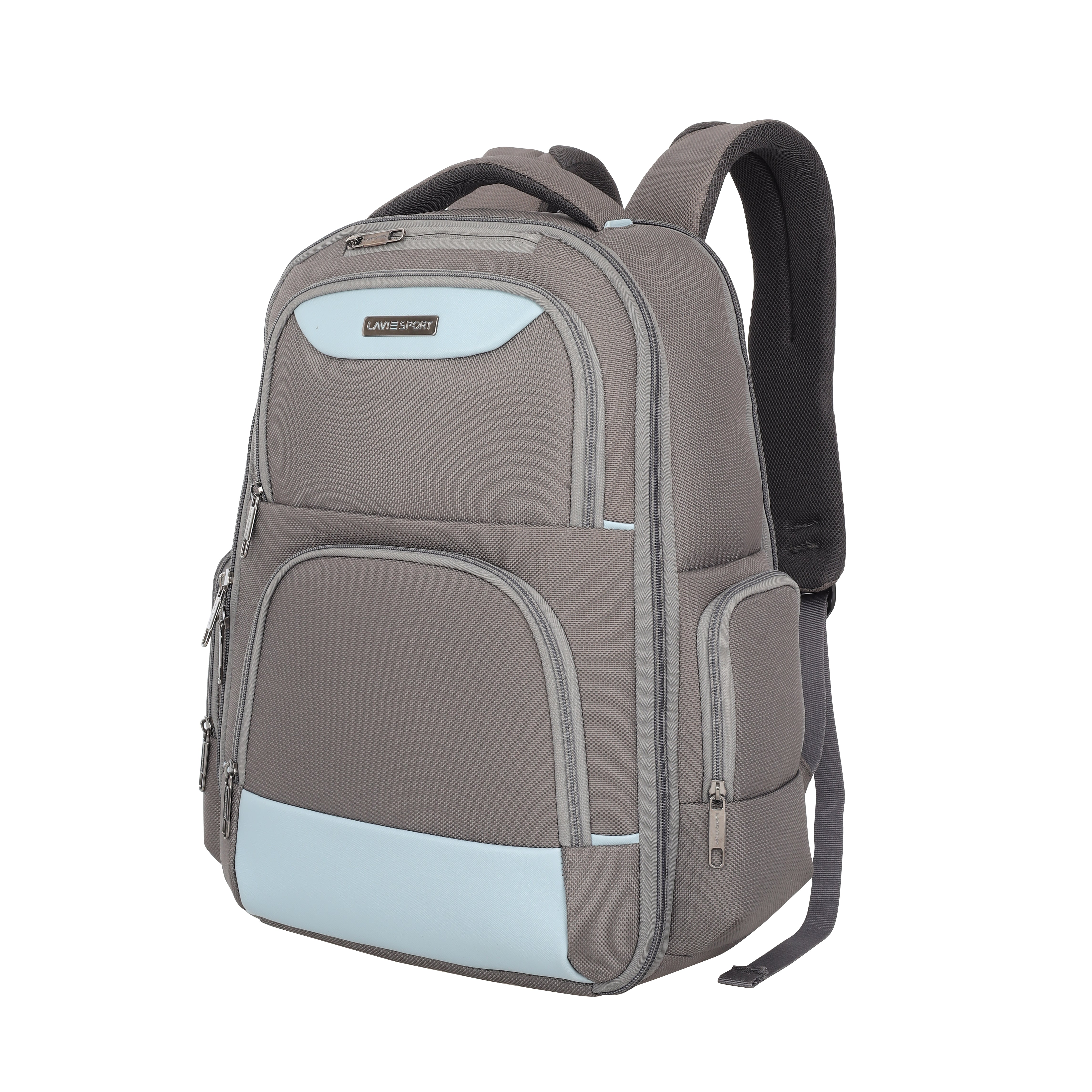 Lavie Sport Business Elite 22L Multifunctional Laptop Backpack with Trolley Sleeve for Men & Women - Perfect for Travel, Work & Commuting