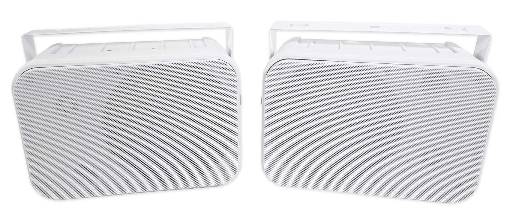 Rockville HP65S-8 6.5 Inch Marine Waterproof Boat Speakers with Swivel Mount - Perfect for Boats, Yachts & Outdoor Marine Audio Systems