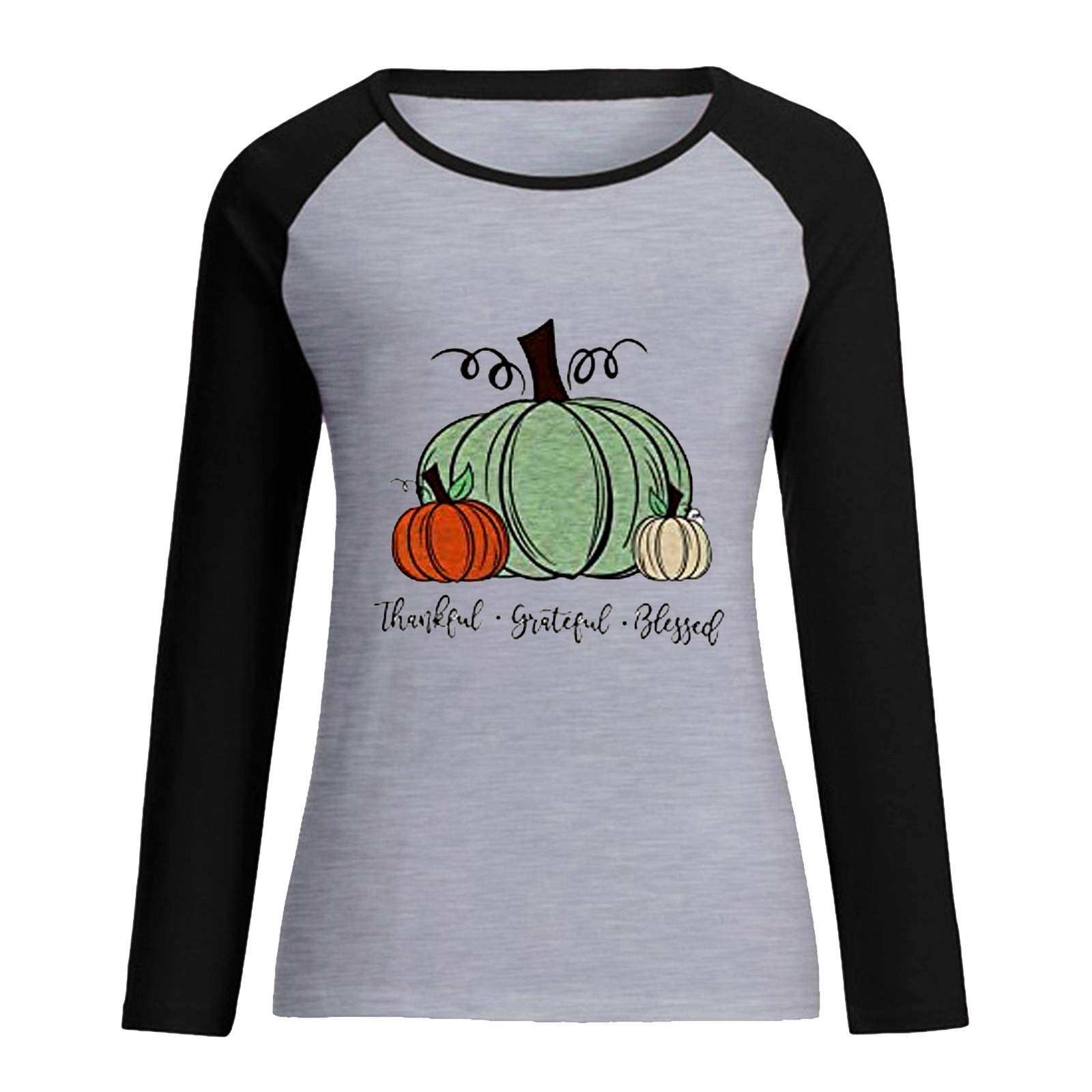 Women's Halloween Printed Long Sleeve Sweatshirt - Casual Loose Fit Pullover Top for Halloween Parties & Fall Festivals | Cute Spooky Graphic Tee for Trick or Treating, Pumpkin Patch & Autumn Outfits