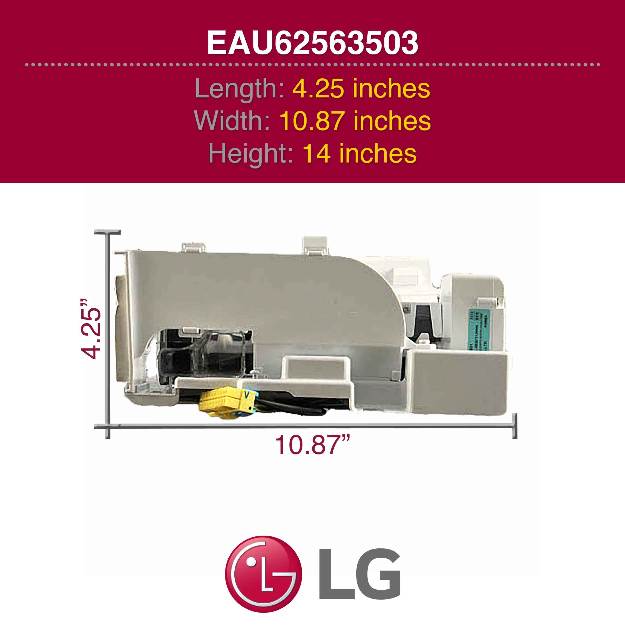 LG EAU62563503 Ice Maker Assembly Replacement Part - Compatible with LG Refrigerators - Easy DIY Installation for Home Kitchen & Bar Use