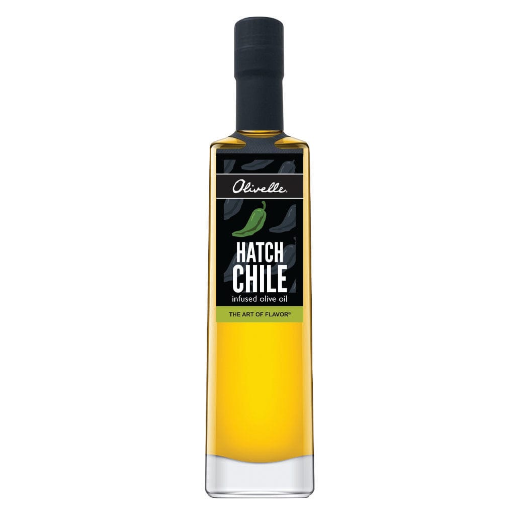 Olivelle Extra Virgin Olive Oil Infused with Green Chile - Premium Cooking Oil for Salads, Pasta & Grilling - Perfect for Gourmet Recipes & Healthy Meals