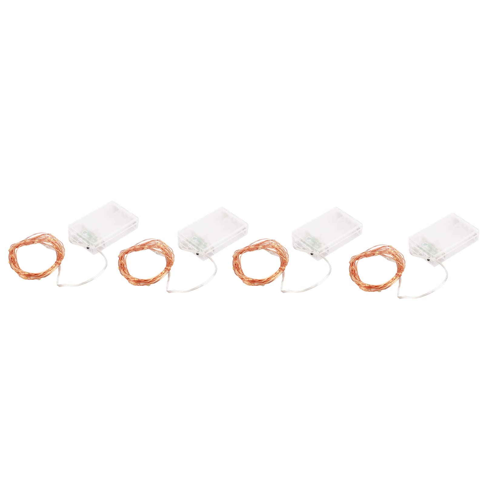 Jeanoko 33ft LED String Lights - Waterproof Battery Operated Fairy Lights with Warm White Glow for Outdoor, Garden, Patio, Wedding, Party & Shopping Mall Decor