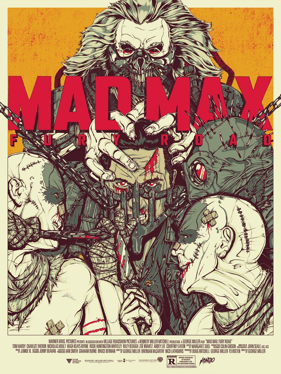 Mad Max: Fury Road 4K Ultra HD Blu-ray - Post-Apocalyptic Action Movie with Tom Hardy & Charlize Theron - Perfect for Movie Nights and Action Film Collections