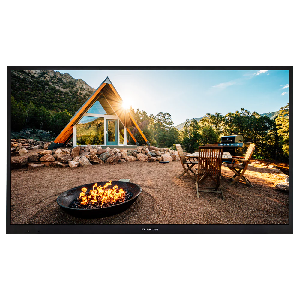 Furrion Aurora® 4K Ultra HD LED Outdoor Smart TV - Weatherproof, Sunlight Visible, WiFi & Bluetooth - Perfect for Patio, Backyard, Poolside, and RV Entertainment