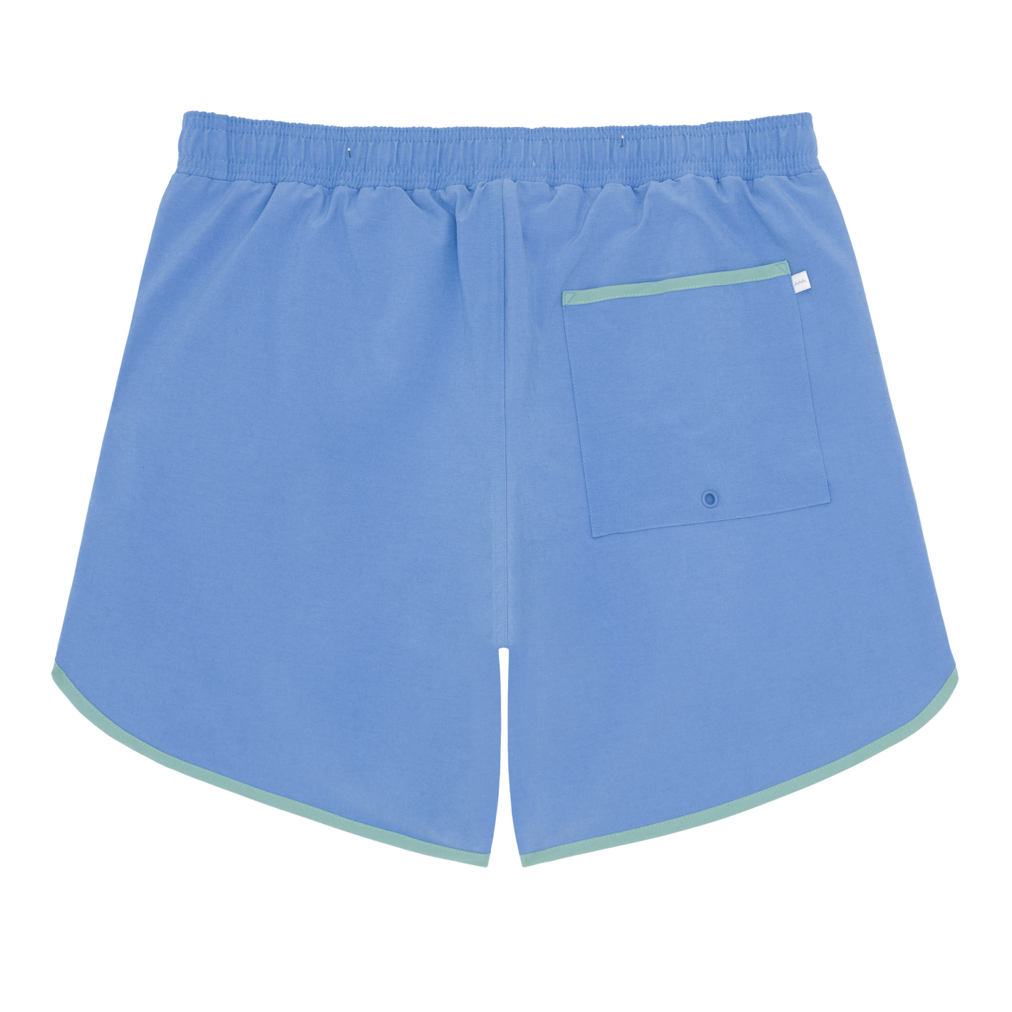 Men's Lagoon Blue Swim Trunks - Quick Dry Board Shorts for Swimming, Surfing & Beach Vacations