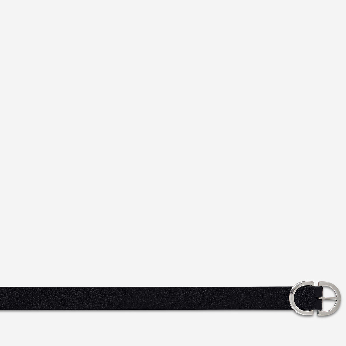 Reverse Buckle Belt for Men - Stylish Black & Silver Adjustable Waist Belt | Perfect for Casual Wear, Office & Outdoor Activities
