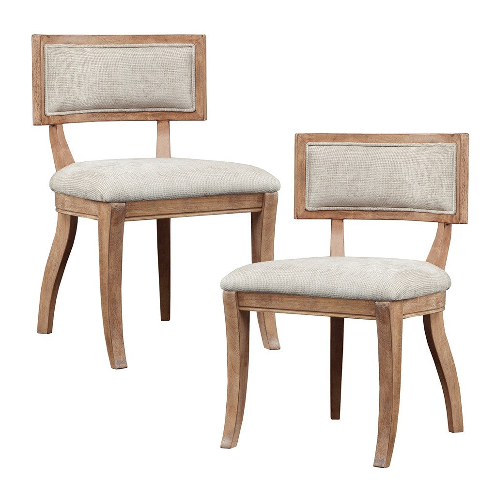 Modern Dining Chairs Set of 2 - Sturdy Wooden Kitchen Chairs with Padded Seat - Perfect for Dining Room, Kitchen, Breakfast Nook & Small Spaces