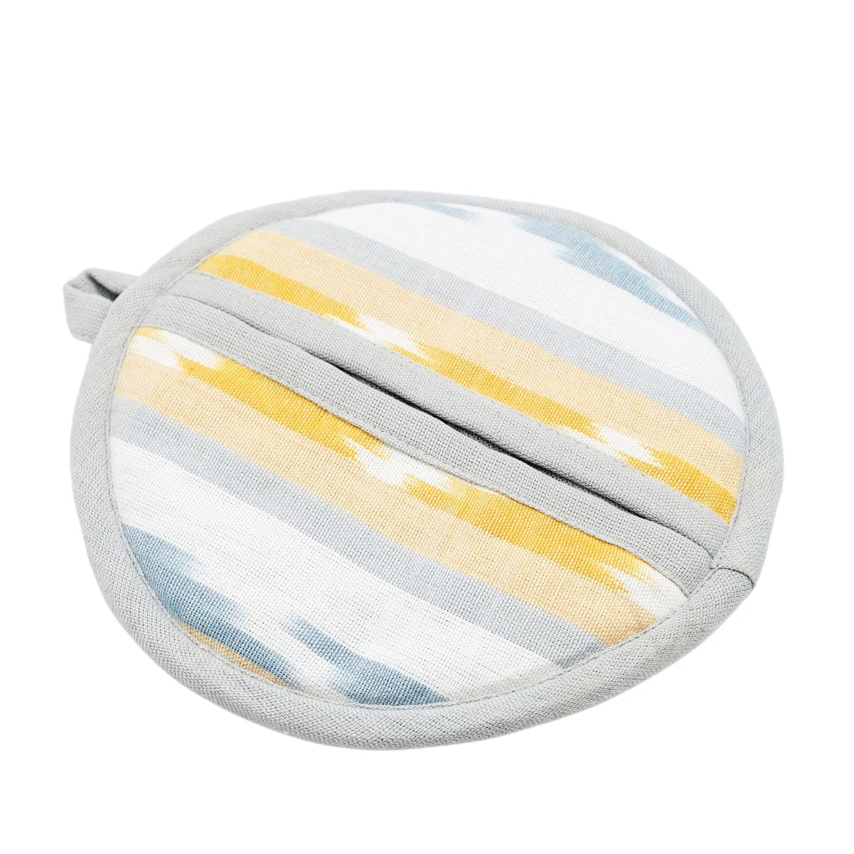 Heat Resistant Round Pot Holder - Silicone Trivet for Hot Pots & Pans - Kitchen Countertop Protector for Dining & Cooking