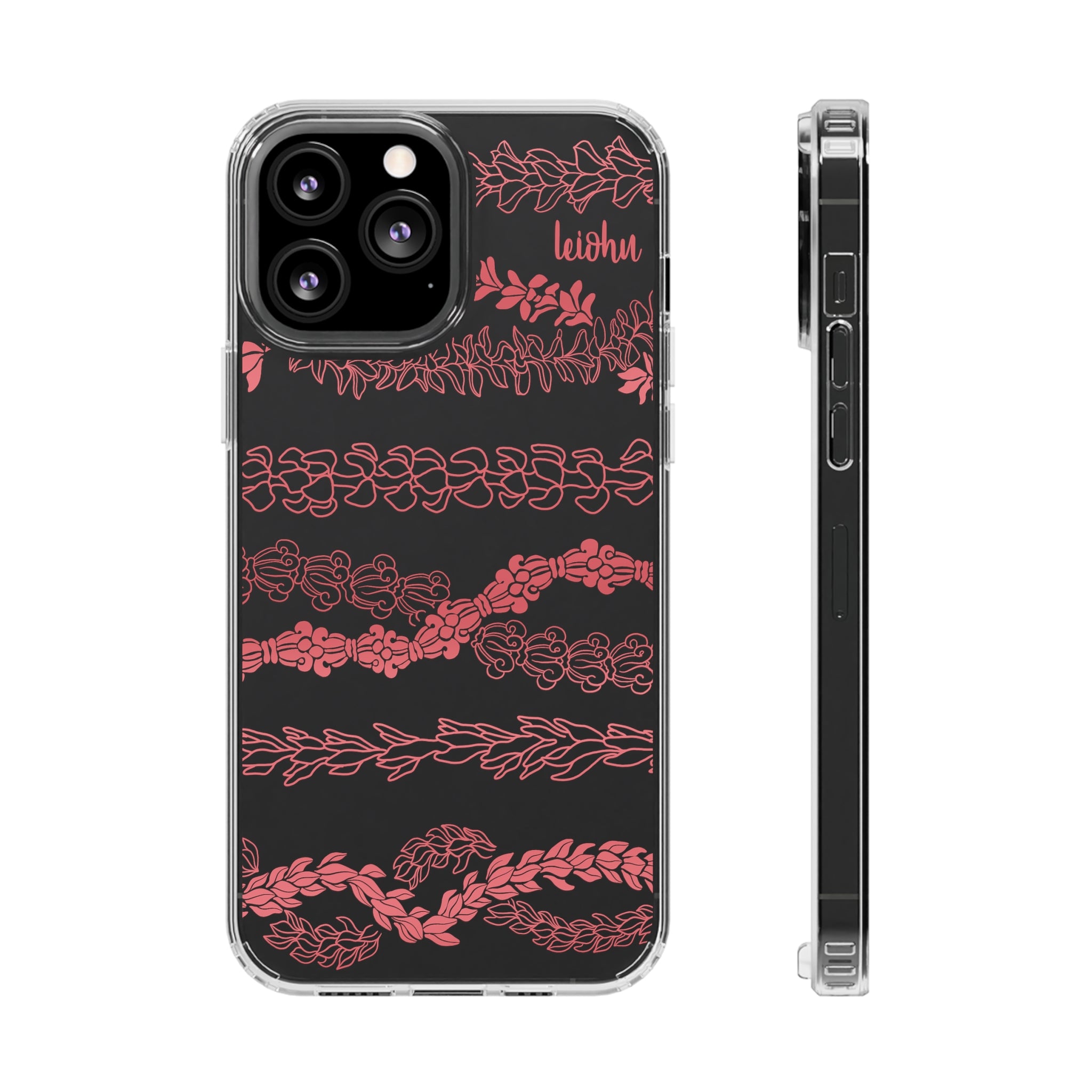 Forever Lei Clear Phone Case - Slim Protective Cover for iPhone 15/14/13/12/11 Pro Max XR XS - Scratch Resistant & Shockproof - Perfect for Everyday Use, Travel, and Outdoor Activities