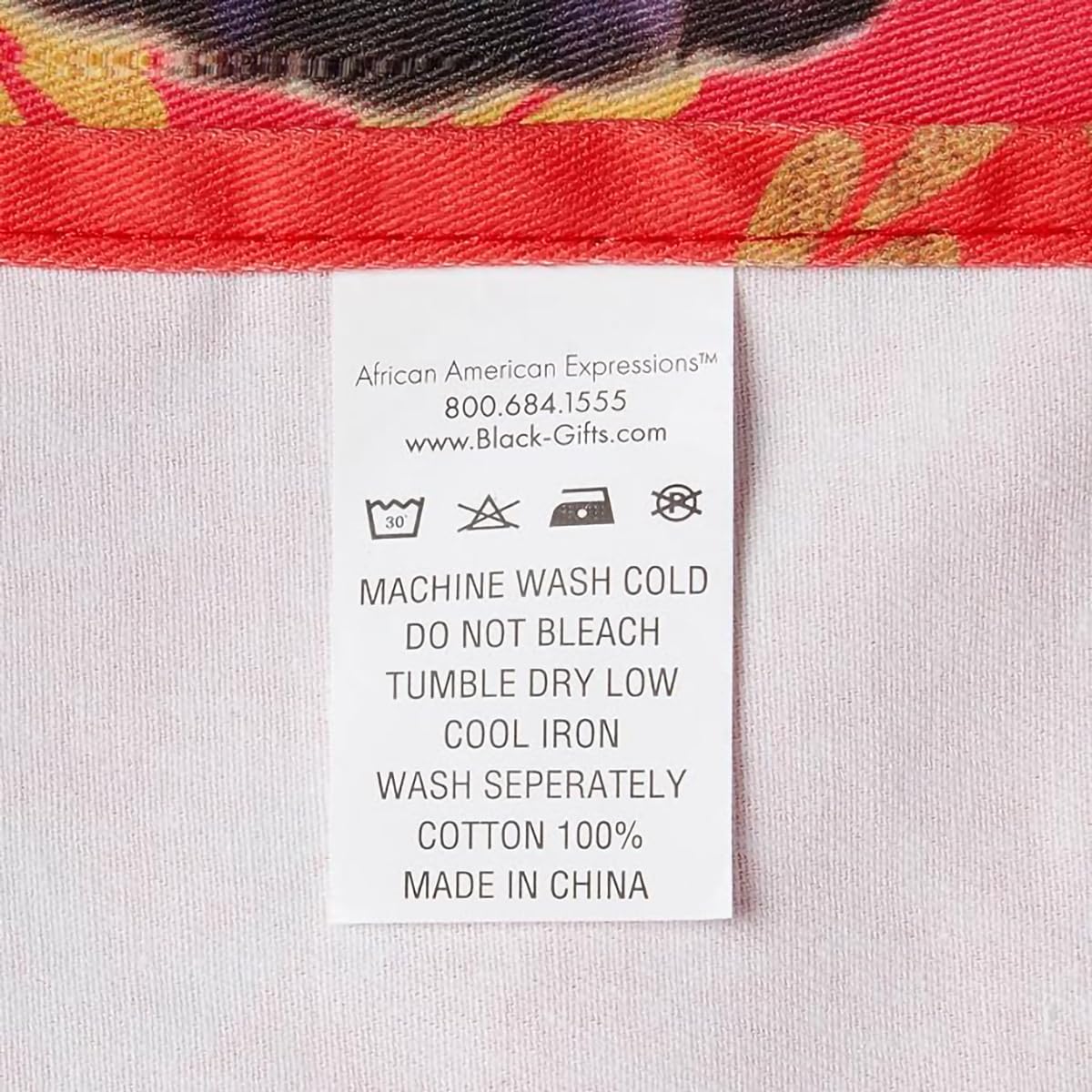 African American Expressions Red and White Apron - Stylish Kitchen Apron for Cooking, Baking & BBQ - Perfect for Home Chefs & Cultural Celebrations