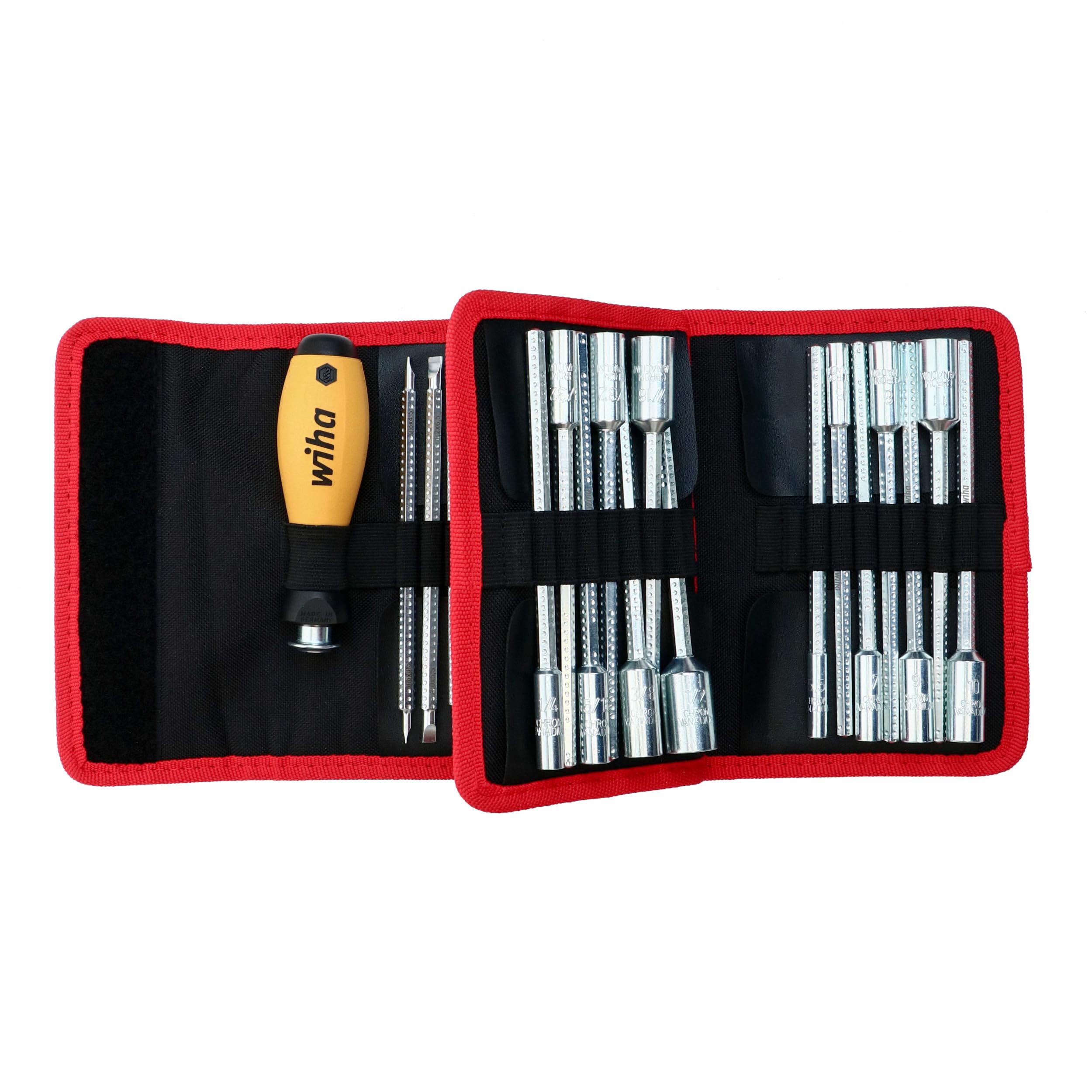 Wiha 28187 32-Piece ESD Safe Drive-Loc VI Precision Screwdriver Set - Ideal for Electronics Repair, Computer Maintenance & DIY Projects