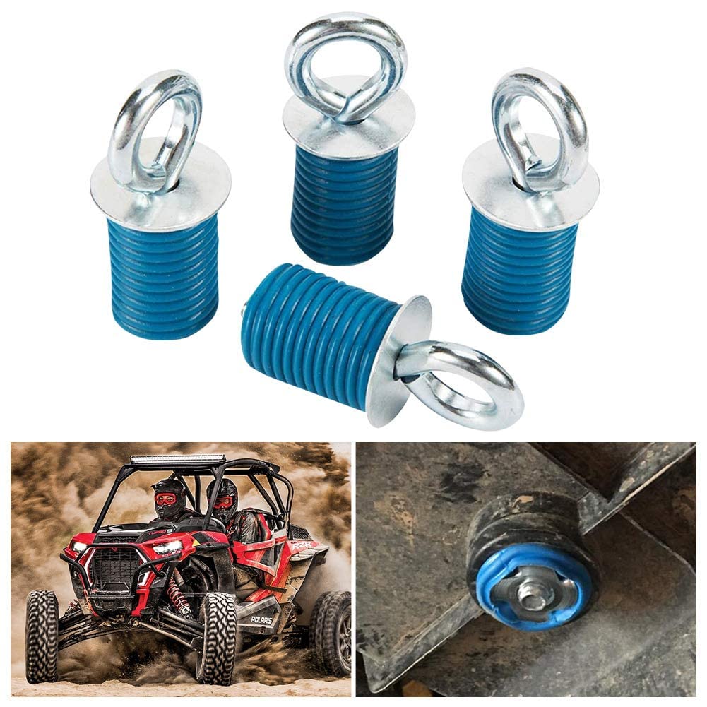RZR Tie Down Anchors - Heavy Duty ATV/UTV Cargo Straps Anchors Compatible with Polaris RZR & Sportsman Ace (Not for Ranger) - Perfect for Off-Roading, Trailering & Secure Transport