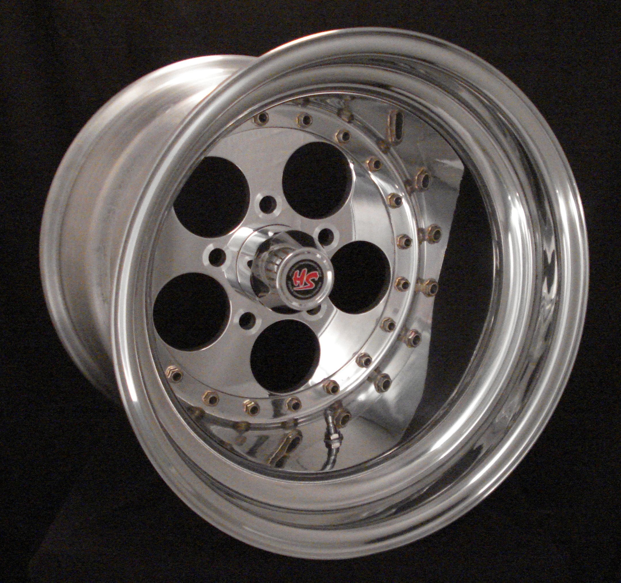 15 Holepro2 3-Piece Alloy Wheel Set - Lightweight Performance Rims for Cars, Trucks & SUVs - Perfect for Street Racing, Off-Roading & Custom Builds