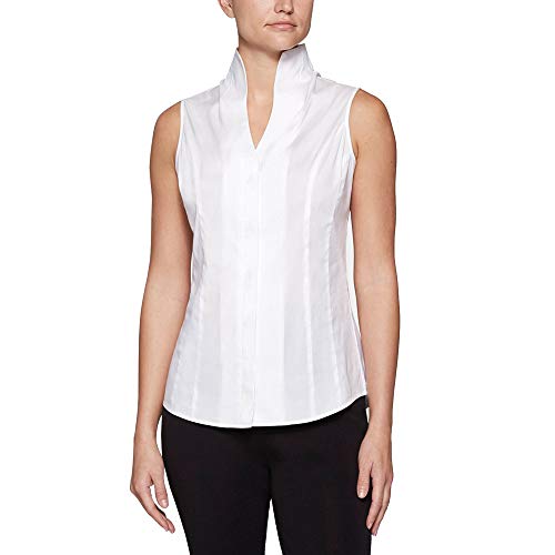 White Womens Sleeveless Stretch