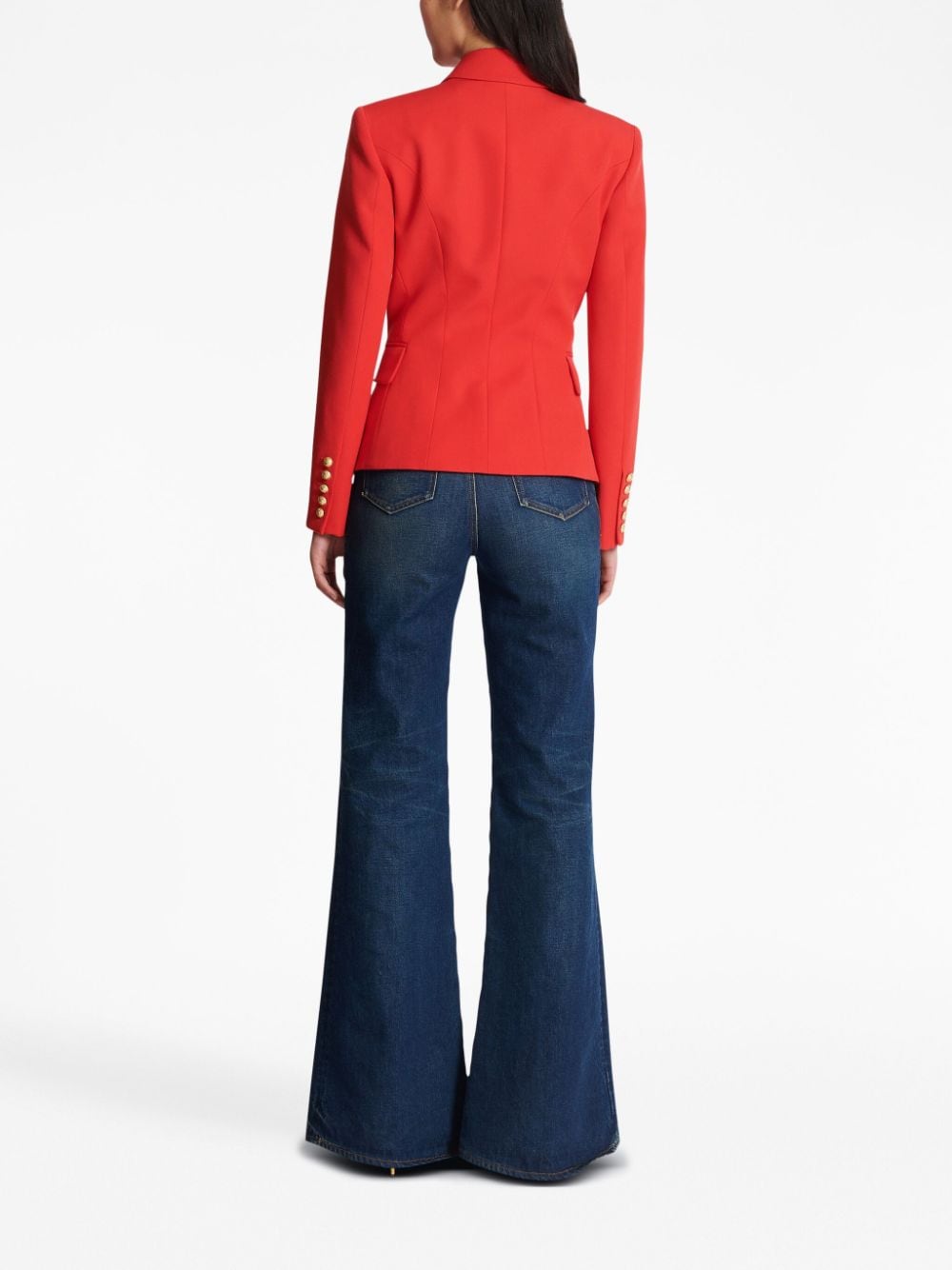 Balmain Red Jackets for Women - Luxury Designer Coats & Blazers | Perfect for Parties, Work & Evening Events