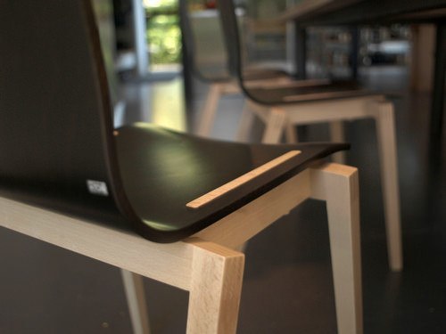 Stockholm Side Chair by Ton - Modern Wooden Dining Chair for Kitchen, Restaurant & Office - Scandinavian Design with Comfortable Seat & Sturdy Frame