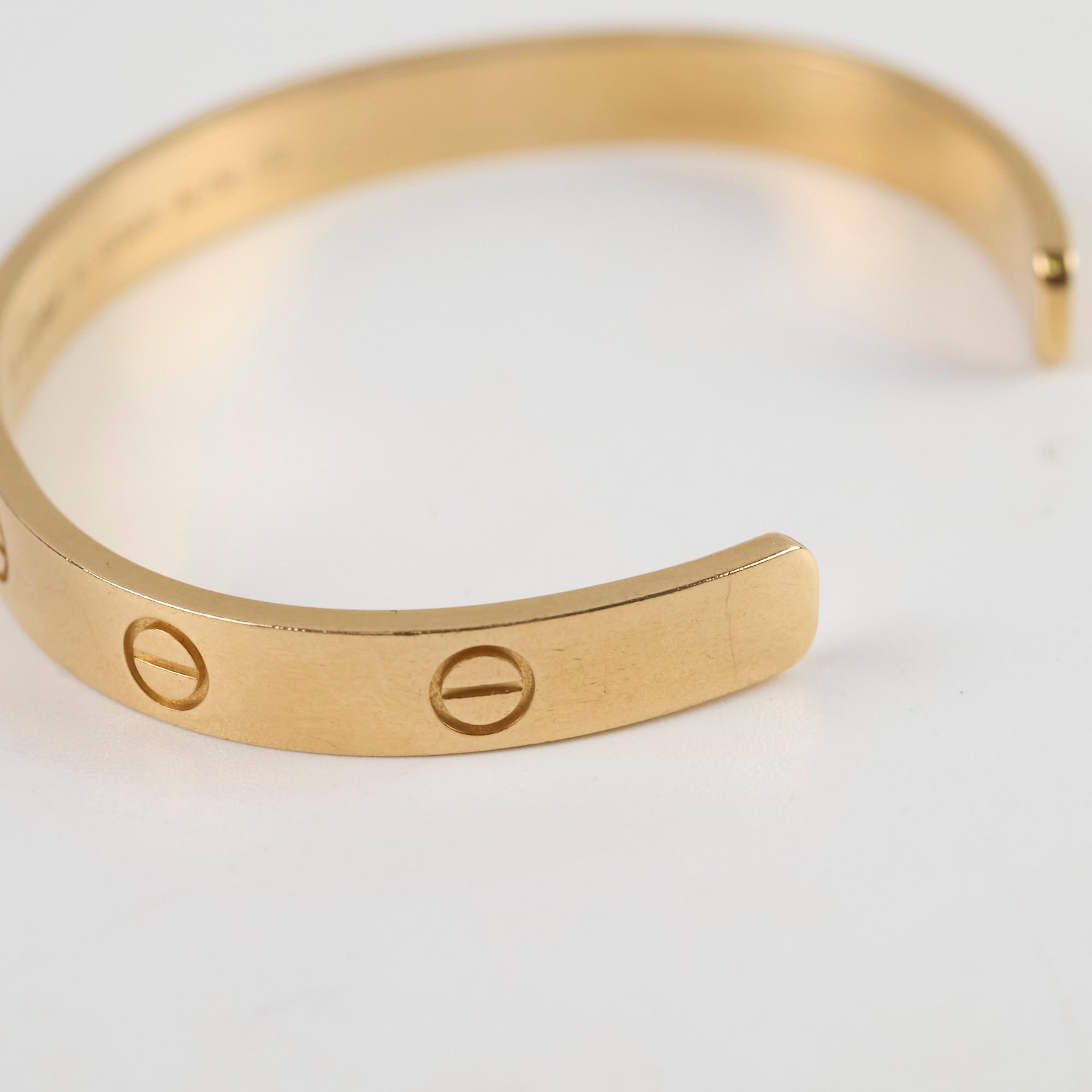 Cartier Love Bracelet Cuff - 18K Yellow Gold Size 17 (CRB6032417) | Luxury Jewelry Gift for Women, Anniversary & Wedding - Perfect for Special Occasions & Everyday Elegance