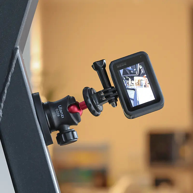Ulanzi C062GBB1 Magnetic Camera Mount for GoPro, DJI, Action Cameras - Secure & Adjustable Hands-Free Mounting for Vlogging, Cycling, Travel Adventures