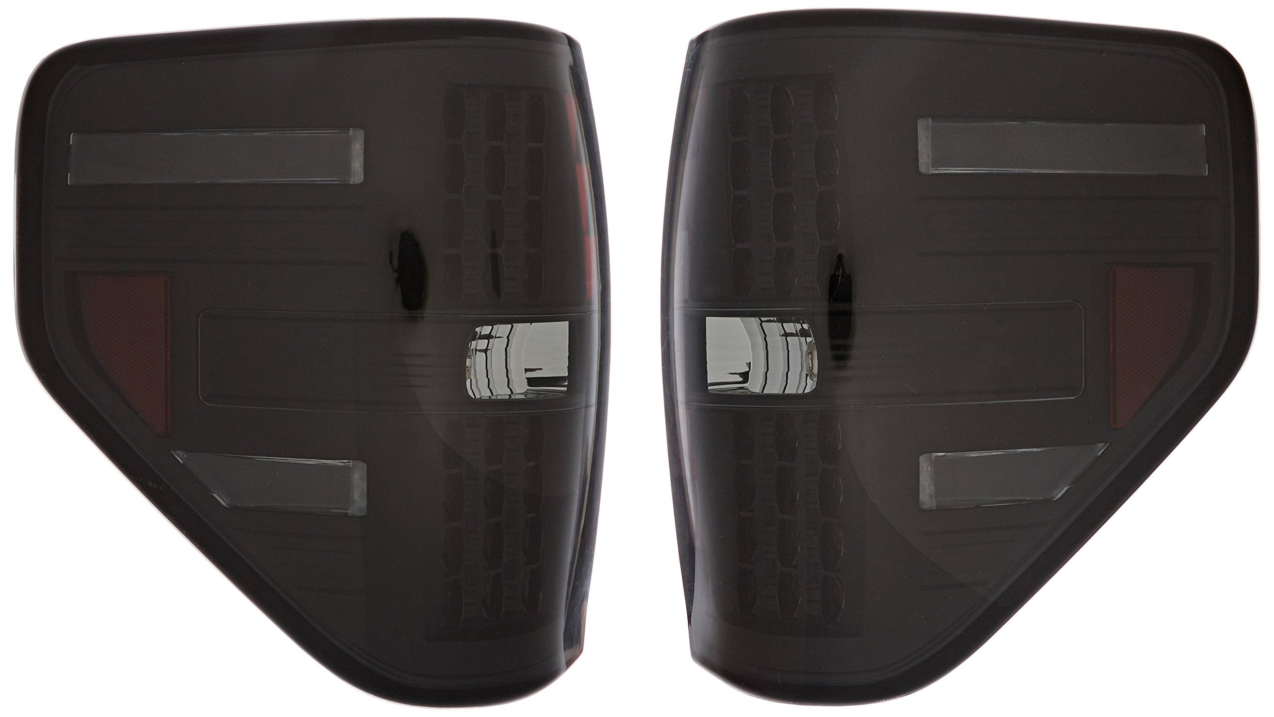 Recon 264168BK LED Tail Lights - Black | High-Performance Brake Lights for Trucks & Jeeps