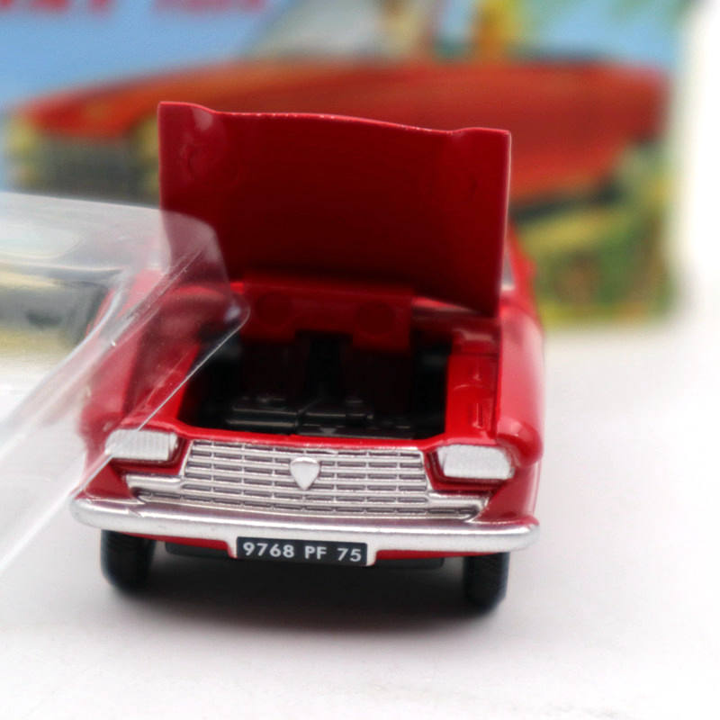 Atlas 1:43 Scale Dinky Toys 511 Peugeot 204 Cabriolet Red Diecast Model Car - Limited Edition Collectible Toy Gift for Adults & Kids | Perfect for Display, Car Enthusiast Collections, and Birthday Presents