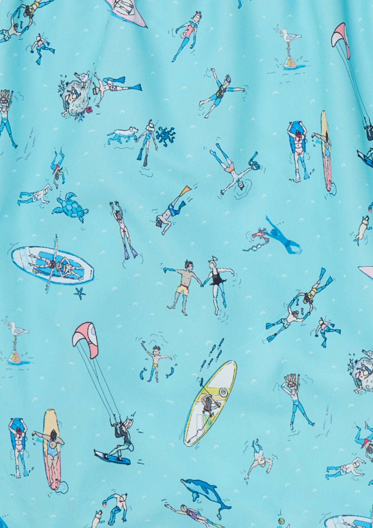 Sea Folk Swim Shorts for Men & Boys - Father & Son Matching Swimwear Set - Perfect for Beach, Pool & Family Vacations