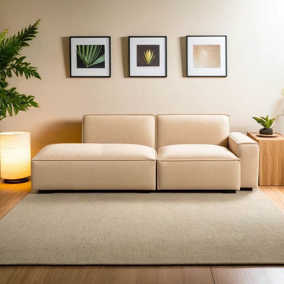 Premium Giacomo Fabric 3-Seater Extended Sofa - Pet Friendly & Durable Living Room Furniture for Modern Homes | Perfect for Family Gatherings & Movie Nights