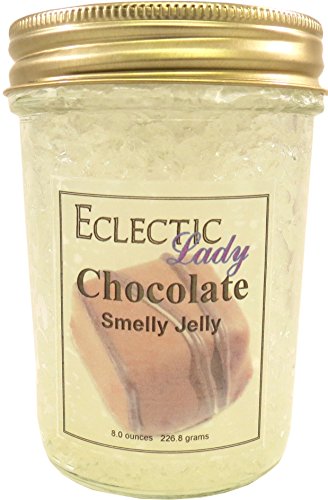 Eclectic Lady Chocolate Scented Jelly Air Freshener - Long-Lasting Car & Home Fragrance for Office, Bathroom, and Closet