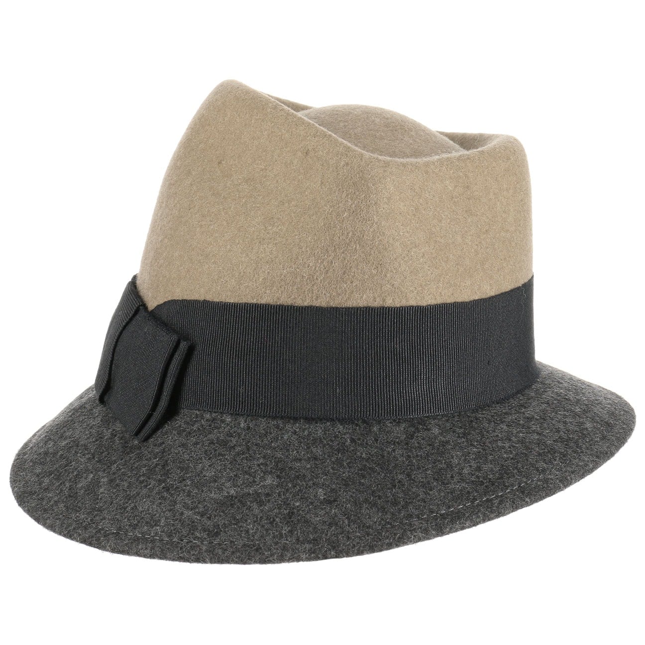 Lierys Asym Twotone Wool Felt Hat - Stylish Winter Fashion Accessory for Women | Perfect for Outdoor Events, Travel & Cold Weather