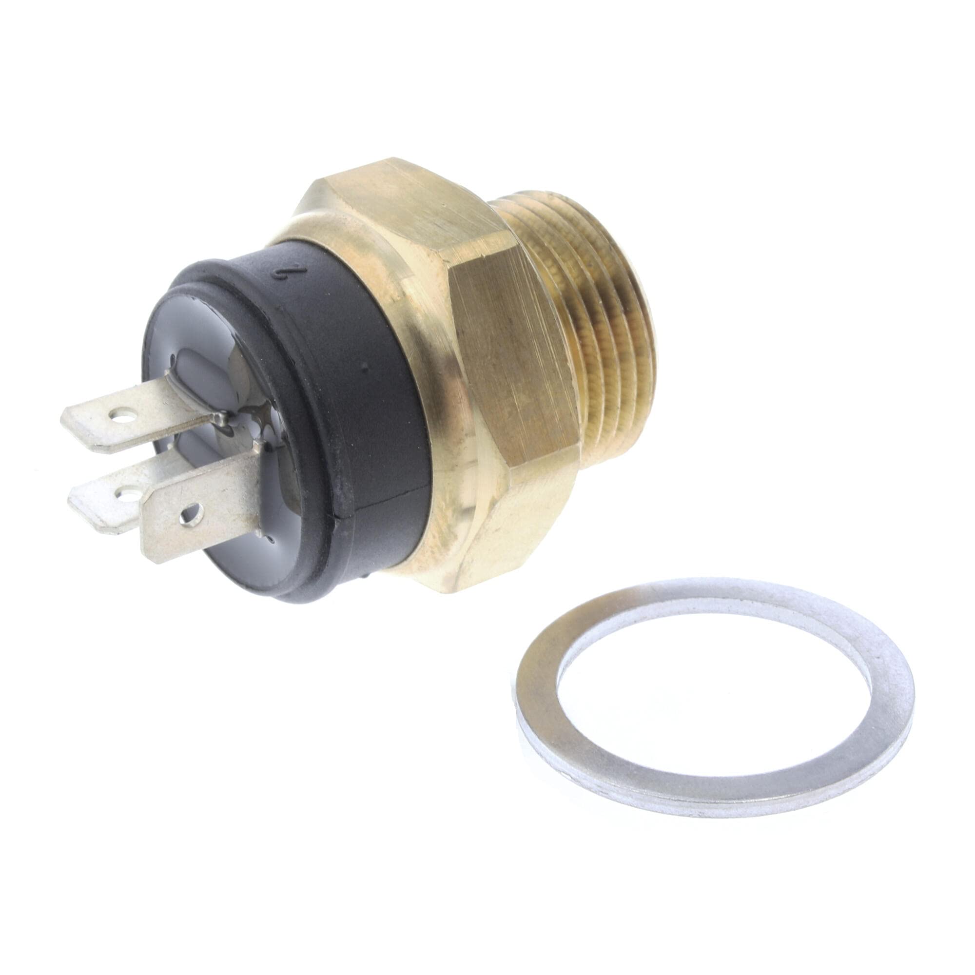 24V Radiator Fan Temperature Switch - V24-99-1256 - Automotive Cooling System Thermostat for Engine Overheat Protection