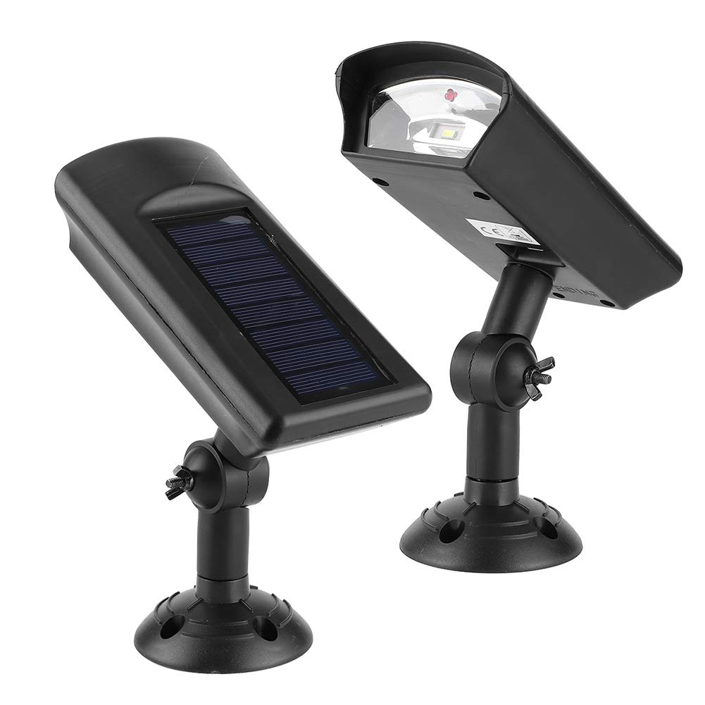 AMONIDA Solar Garden Wall Lights - Adjustable ABS+PC Solar Panel Landscape Lighting for Path, Deck, Pool, Yard, Patio & Porch | Easy Installation & Weatherproof Outdoor Decor