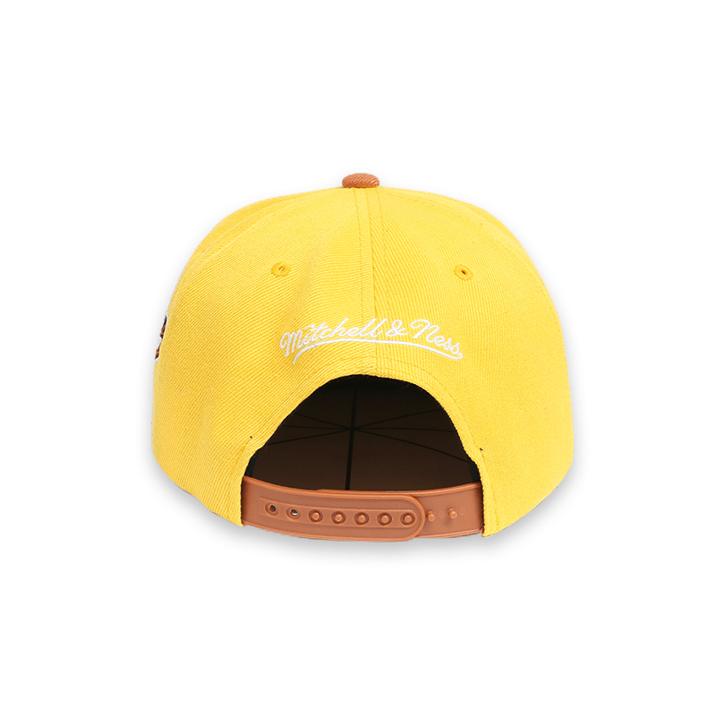 Golden State Warriors NBA All Star Yellow Snapback Hat for Men - Perfect for Basketball Games, Fan Events & Casual Streetwear