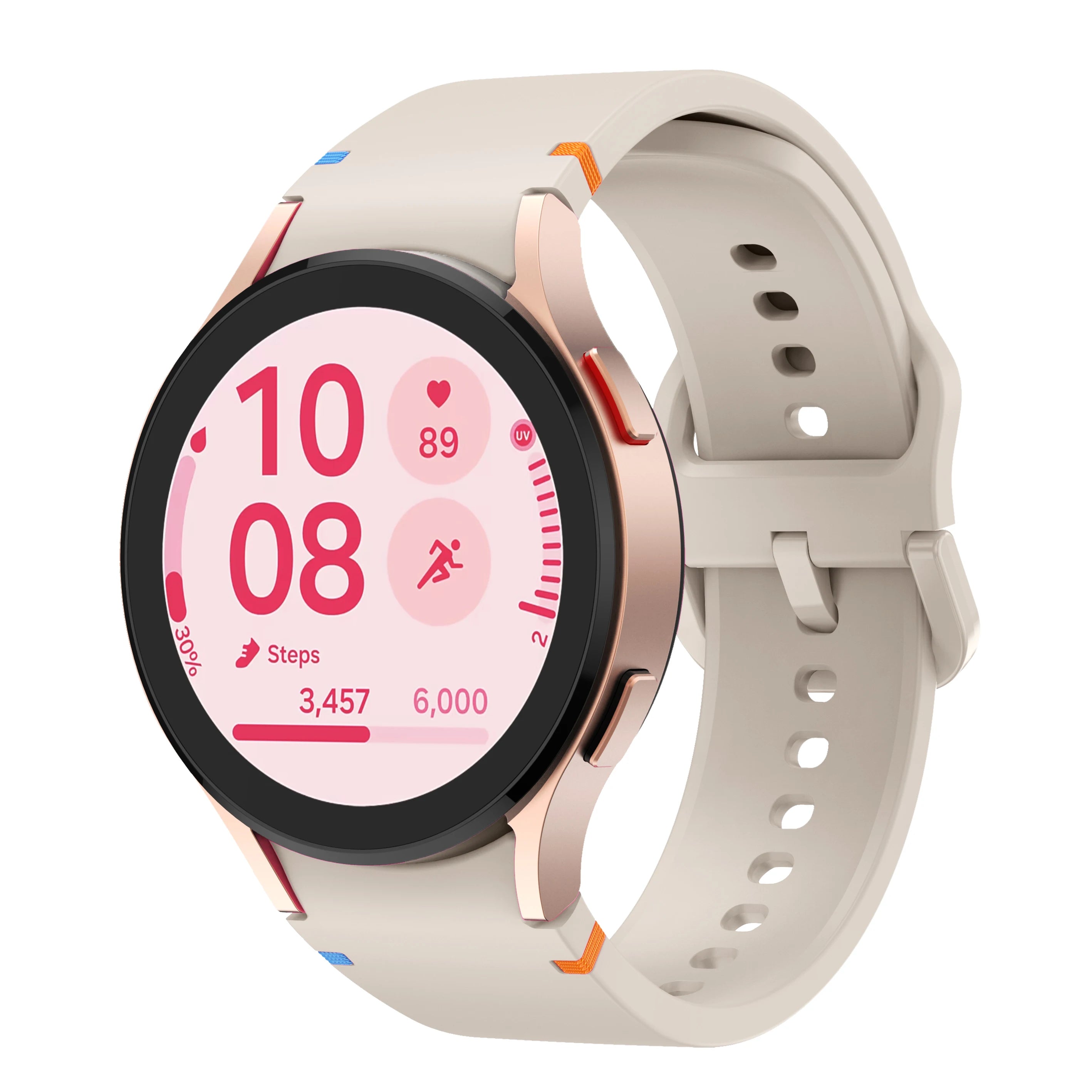 Premium Sporty Silicone Bands for Samsung Galaxy Watch - Durable, Comfortable & Sweatproof Smartwatch Straps for Running, Gym & Outdoor Activities