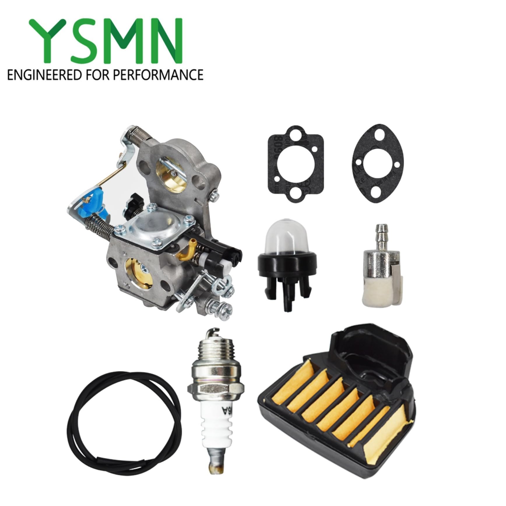 High-Quality Carburetor Kit Replacement for Honda Rancher CS2255, 455, 455E, 460, 461 Chainsaw Parts - Compatible with Various Models - Perfect for Chainsaw Maintenance & Repair